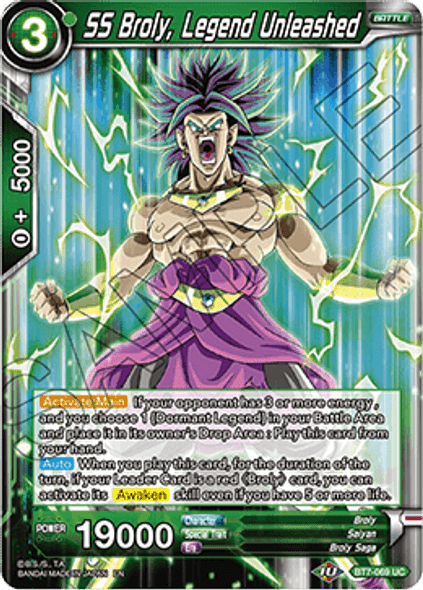 BT07-069UC SS Broly, Legend Unleashed