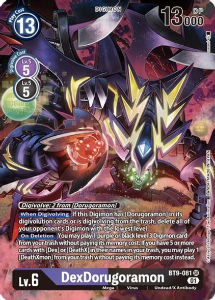 BT09-081SR DexDorugoramon (Alternate Art) (Foil)