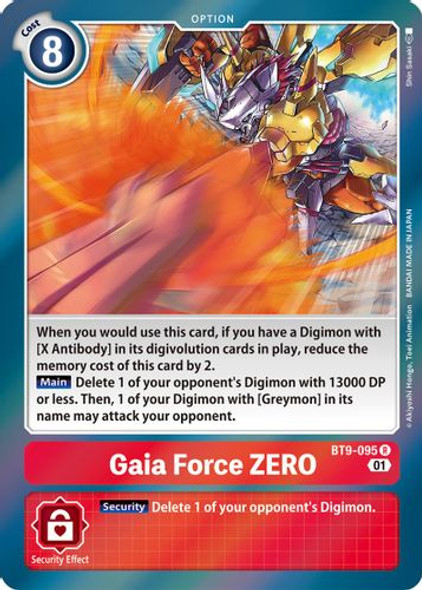 BT09-095R Gaia Force ZERO (Foil)