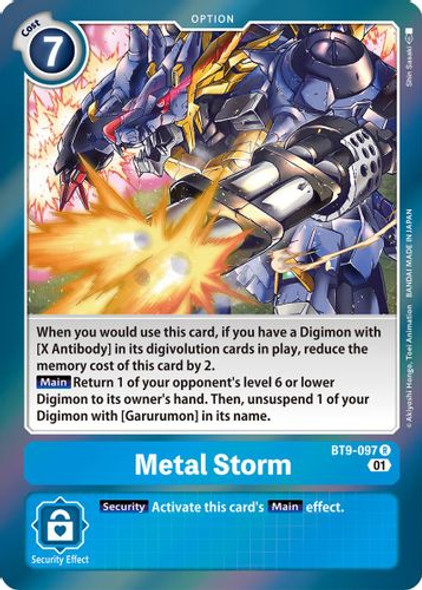 BT09-097R Metal Storm (Foil)