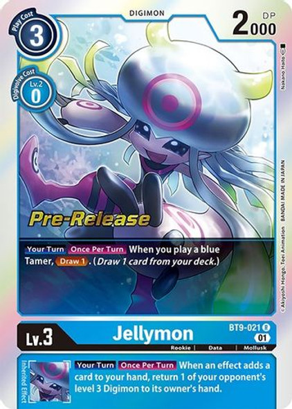 BT09-021R Jellymon (Prerelease Stamp) (Foil)