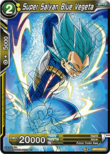 BT07-076C Super Saiyan Blue Vegeta