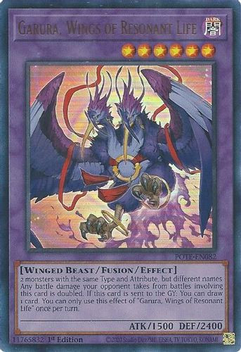 POTE-EN082 Garura, Wings of Resonant Life (Ultra Rare) <1st>