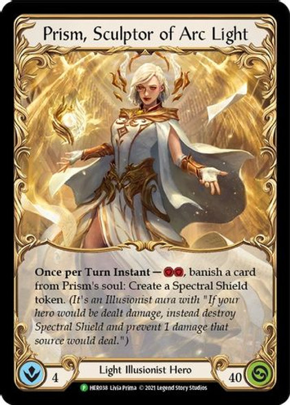 FAB- 1st HER038P Prism, Sculptor of Arc Light (Rainbow Foil)