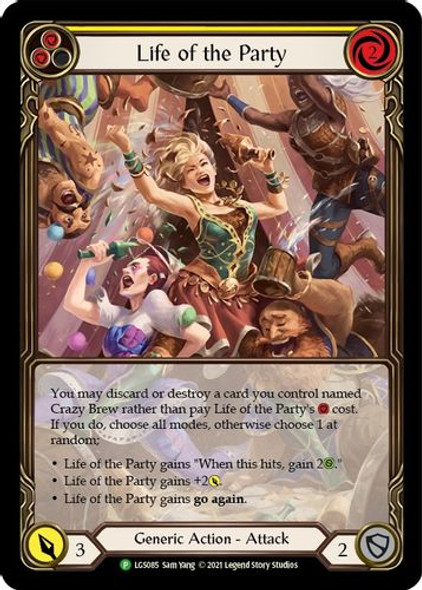 FAB- 1st LGS085P Life of the Party (Yellow) (Rainbow Foil)