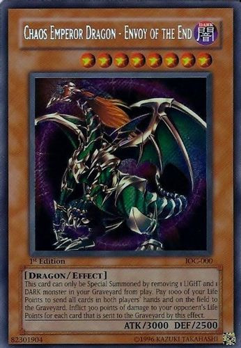 IOC-000 Chaos Emperor Dragon - Envoy of the End (Secret Rare) <Unl>