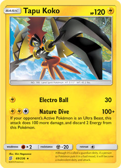 SM11-UNM-069/236HR Tapu Koko (Holo)