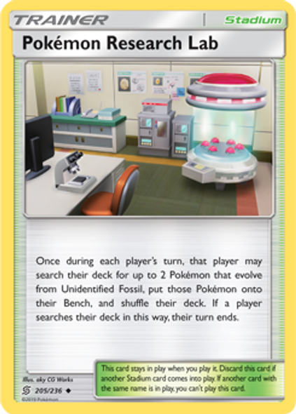 SM11-UNM-205/236UC Pokemon Research Lab