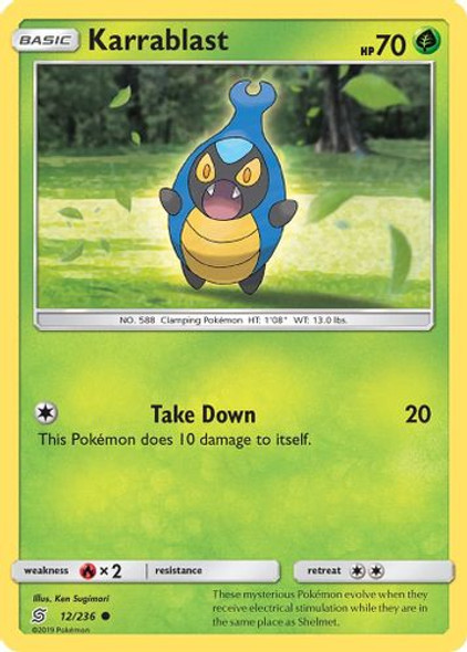 SM11-UNM-012/236C Karrablast (Reverse Holo)
