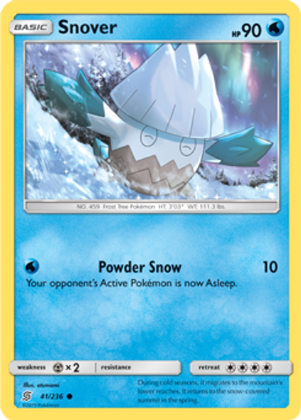 SM11-UNM-041/236C Snover (Reverse Holo)
