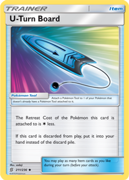 SM11-UNM-211/236UC U-Turn Board (Reverse Holo)