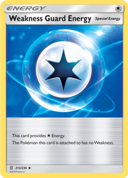 SM11-UNM-213/236UC Weakness Guard Energy (Reverse Holo)