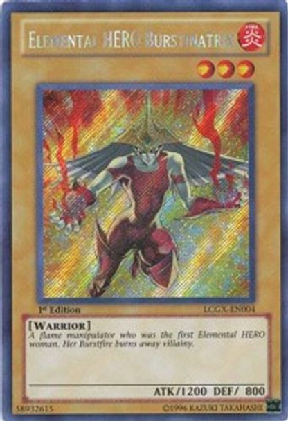 LCGX-EN004 Elemental HERO Burstinatrix (Alternate Art) (Secret Rare) <Unl>