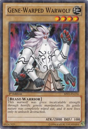BP01-EN116 Gene-Warped Warwolf (Starfoil Rare) <1st>