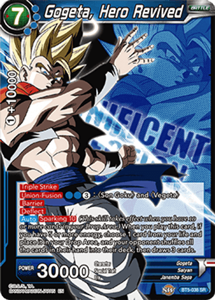 BT05-038 Gogeta, Hero Revived Magnificent Collection