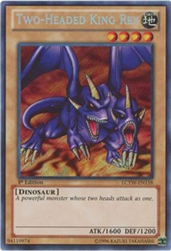 LCYW-EN158 Two-Headed King Rex (Secret Rare) <1st>