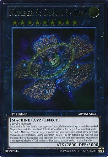 ABYR-EN044 Number 9: Dyson Sphere (Ultimate Rare) <1st>