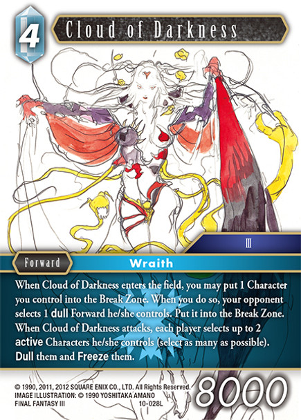 FF10-028L Cloud of Darkness Foil