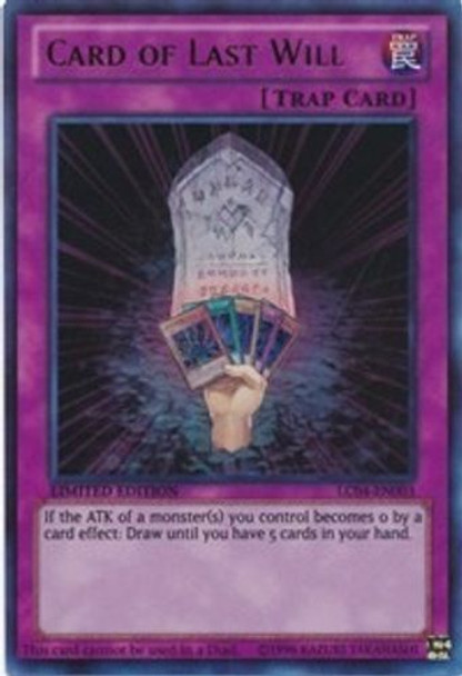 LC04-EN003 Card of Last Will (Ultra Rare) <Ltd>