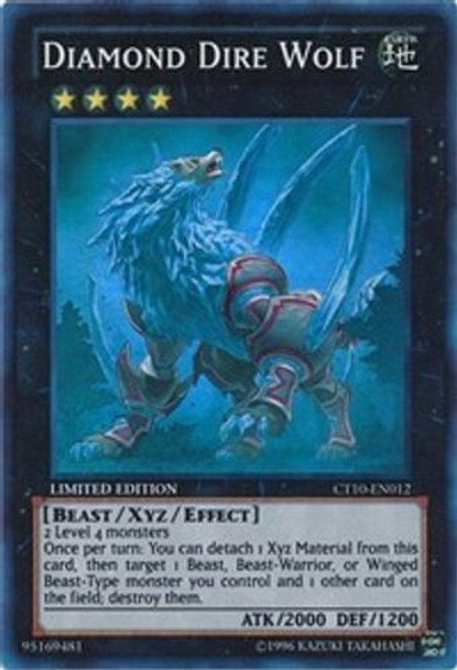 CT10-EN012 Diamond Dire Wolf (Super Rare) <Ltd>