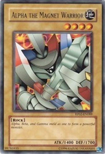 RP02-EN089 Alpha The Magnet Warrior (Rare) <Unl>