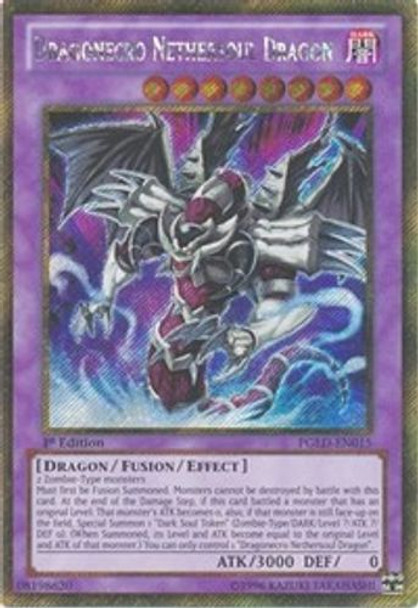PGLD-EN015 Dragonecro Nethersoul Dragon (Gold Secret Rare) <1st>