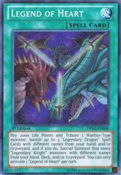DRLG-EN006 Legend of Heart (Secret Rare) <Unl>