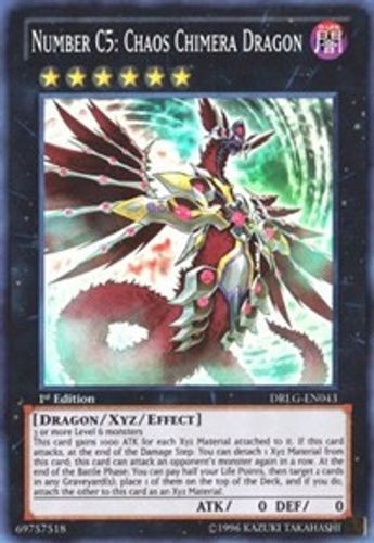 DRLG-EN043 Number C5: Chaos Chimera Dragon (Super Rare) <1st>