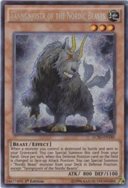 LC5D-EN180 Tanngnjostr of the Nordic Beasts (Secret Rare) <1st>