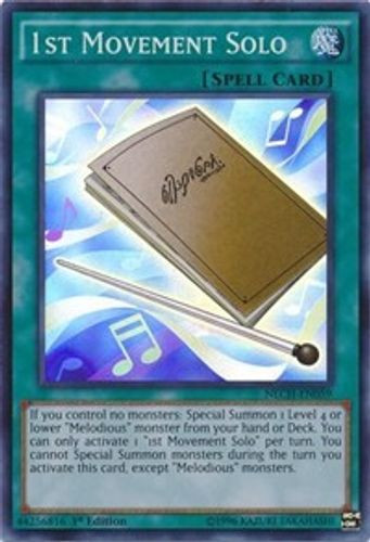 NECH-EN059 1st Movement Solo (Super Rare) <1st>