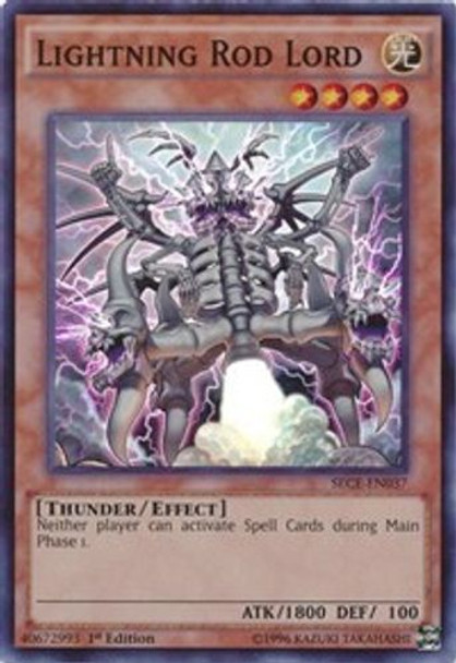 SECE-EN037 Lightning Rod Lord (Super Rare) <1st>