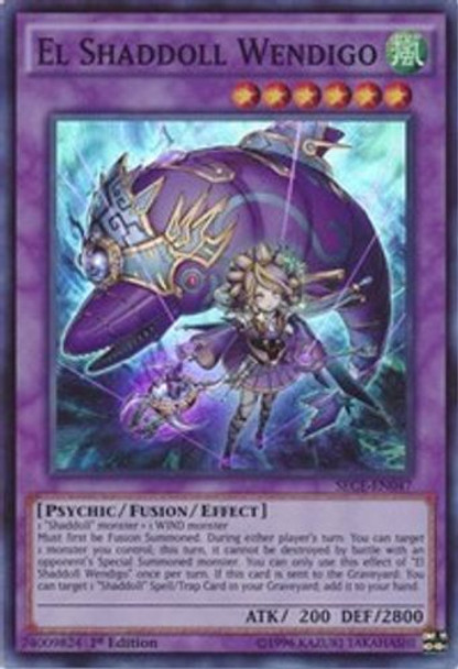 SECE-EN047 El Shaddoll Wendigo (Super Rare) <1st>