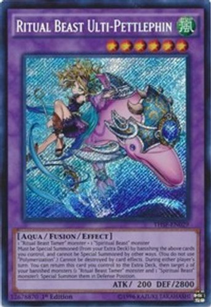 THSF-EN029 Ritual Beast Ulti-Pettlephin (Secret Rare) <Unl>