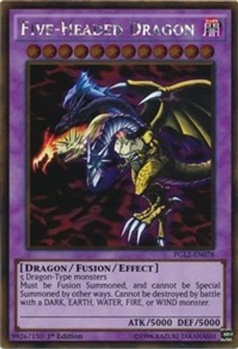 PGL2-EN078 Five-Headed Dragon (Gold Rare) <1st>