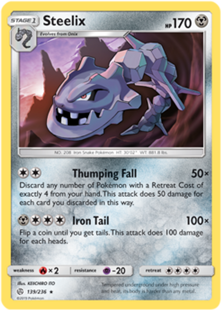 SM12-CEC-139/236HR Steelix (Holo)