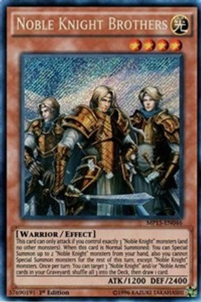 MP15-EN046 Noble Knight Brothers (Secret Rare) <1st>