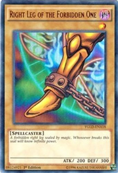 YGLD-ENA18 Right Leg of the Forbidden One (A) (Ultra Rare) <Unl>