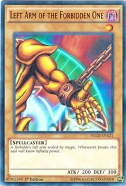 YGLD-ENA21 Left Arm of the Forbidden One (A) (Ultra Rare) <Unl>