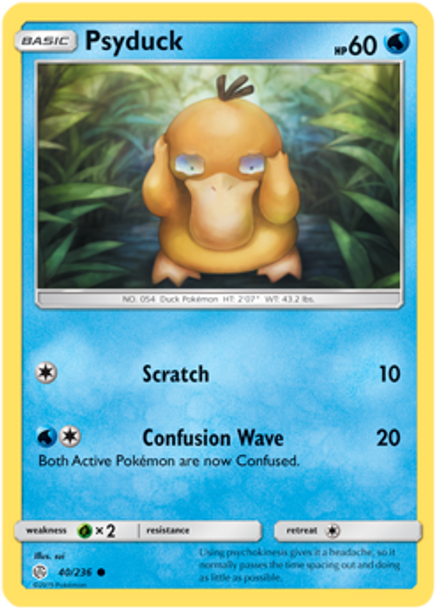SM12-CEC-040/236C Psyduck (Reverse Holo)