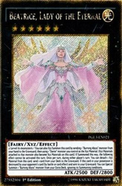 PGL3-EN021 Beatrice, Lady of the Eternal (Gold Secret Rare) <1st>