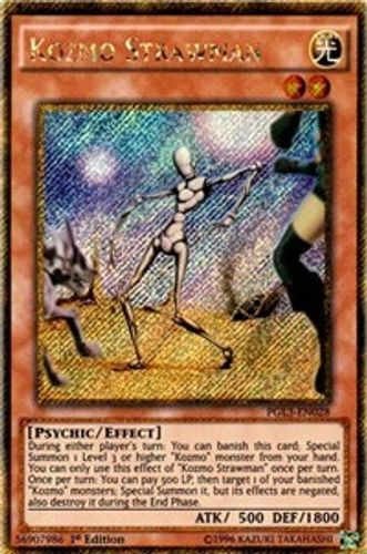 PGL3-EN028 Kozmo Strawman (Gold Secret Rare) <1st>