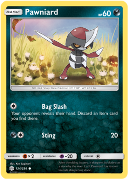 SM12-CEC-134/236C Pawniard (Reverse Holo)
