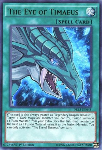 DRL3-EN045 The Eye of Timaeus (Ultra Rare) <1st>