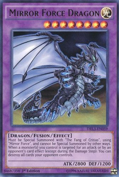 DRL3-EN059 Mirror Force Dragon (Ultra Rare) <1st>