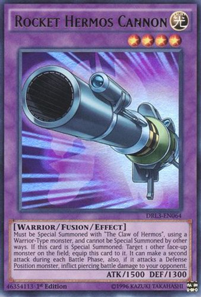 DRL3-EN064 Rocket Hermos Cannon (Ultra Rare) <1st>