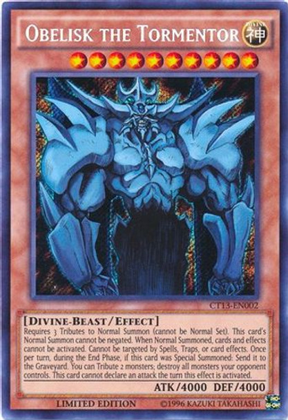 CT13-EN002 Obelisk the Tormentor (Secret Rare) <Ltd>