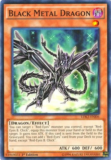 LDK2-ENJ06 Black Metal Dragon (Common) <1st>