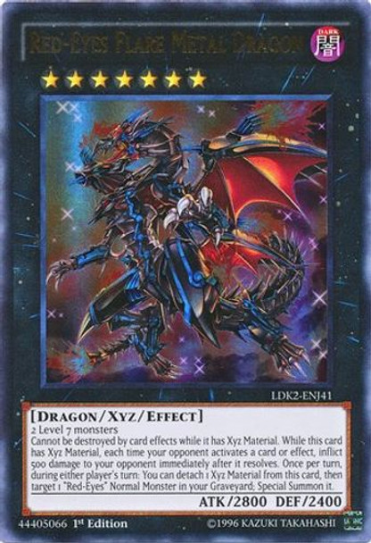 LDK2-ENJ41 Red-Eyes Flare Metal Dragon (Ultra Rare) <Unl>