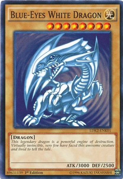 LDK2-ENK01-VER2 Blue-Eyes White Dragon (Version 2) (Common) <Unl>