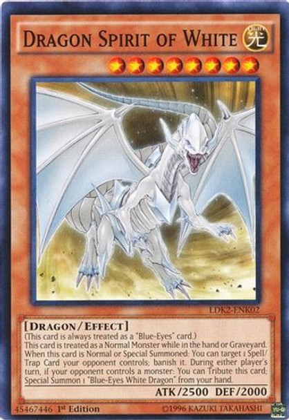 LDK2-ENK02 Dragon Spirit of White (Common) <Unl>